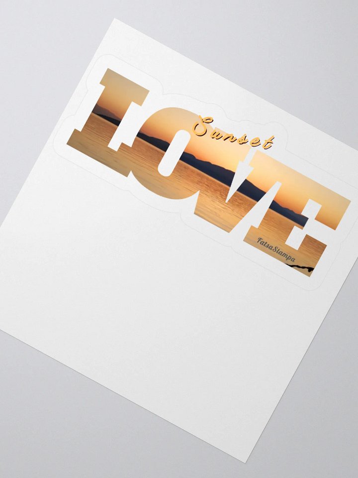 Sunset Serenity Vinyl Stickers product image (7)