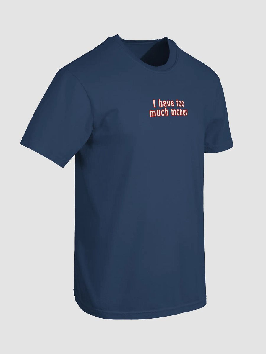"I Have Too Much Money" T-shirt product image (7)