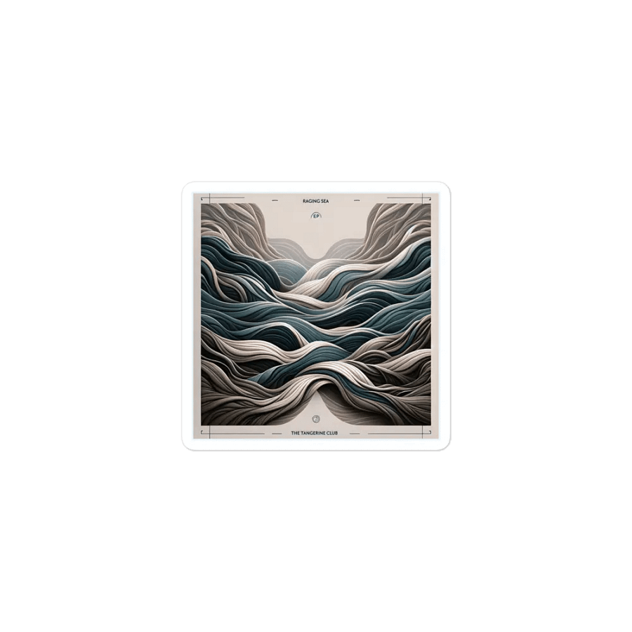 RAGING SEA Art Die-Cut Magnet product image (1)