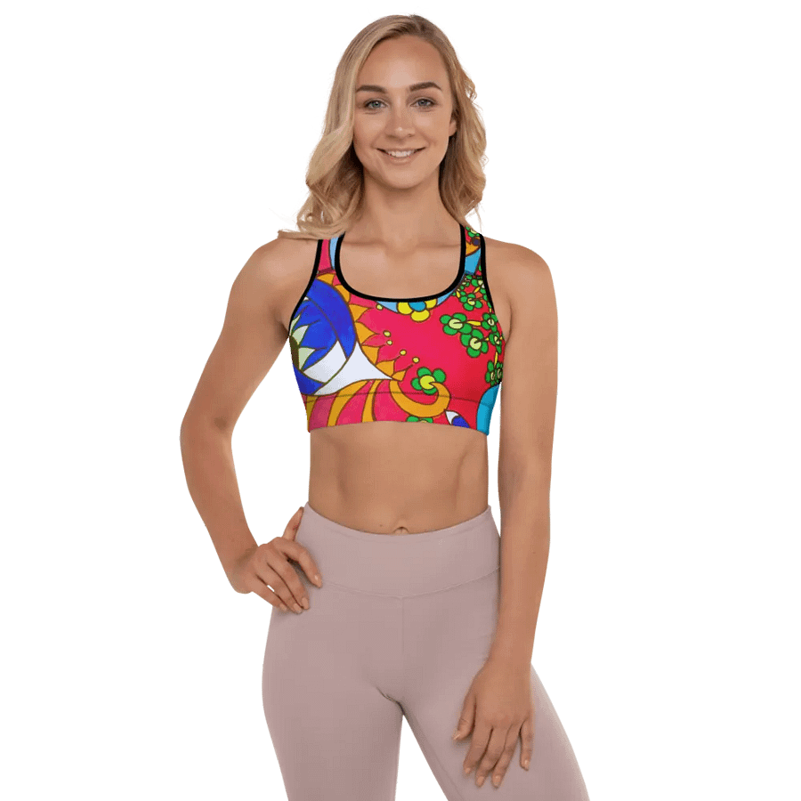 Ethereal Vision All-Over Print Sports Bra product image (12)