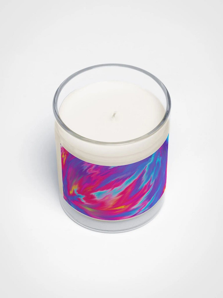 Marbled Rainbow Swirl V Soy Wax Candle product image (3)