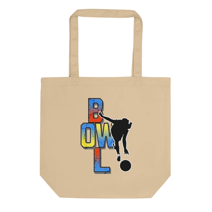 Bowl Woman Strike Colorful Cracked Tote product image (1)