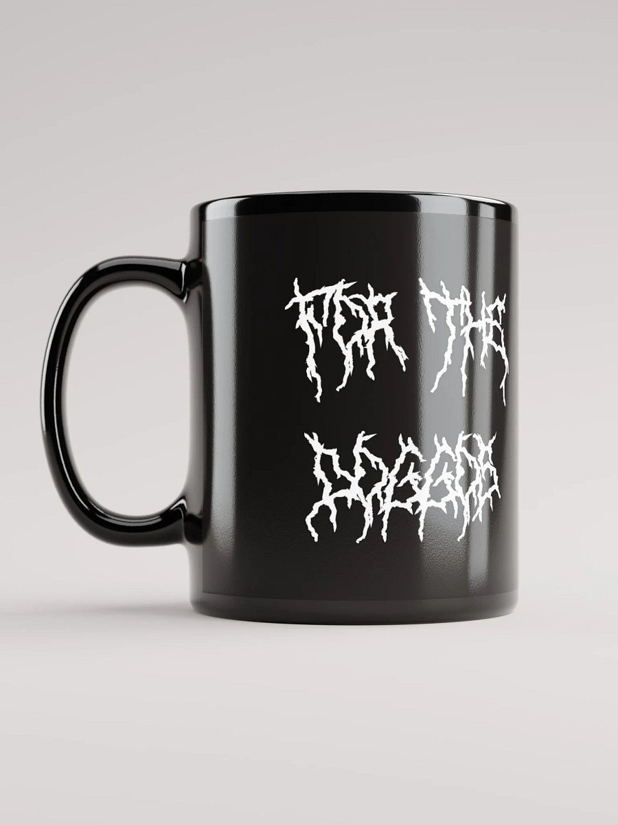 Coffee Mug (black) - 'For the Doggos' (metal) product image (3)