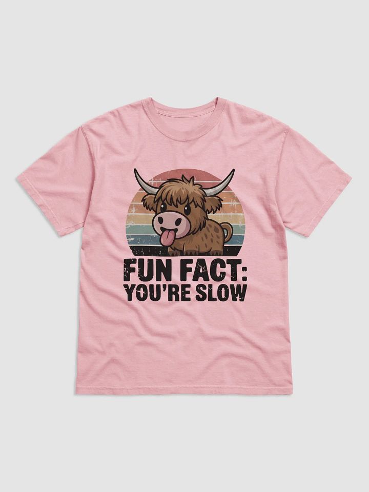 Sassy Highland Cow Tongue-Out Tee product image (1)