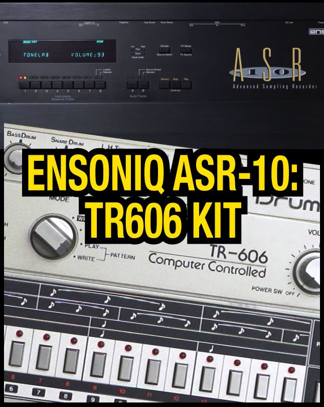 Ensoniq ASR-10: TR606 Kit product image (1)