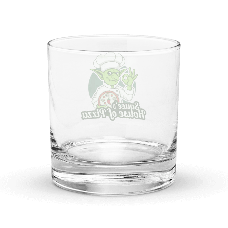 Squee’s House of Pizza Rocks Glass product image (3)