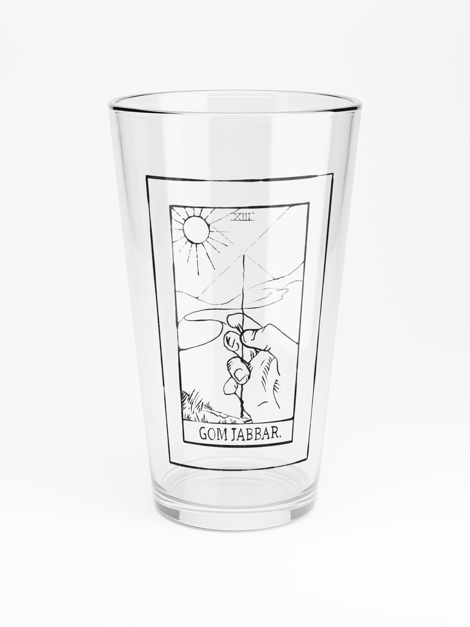 Gom Jabbar Tarot Pint Glass product image (3)
