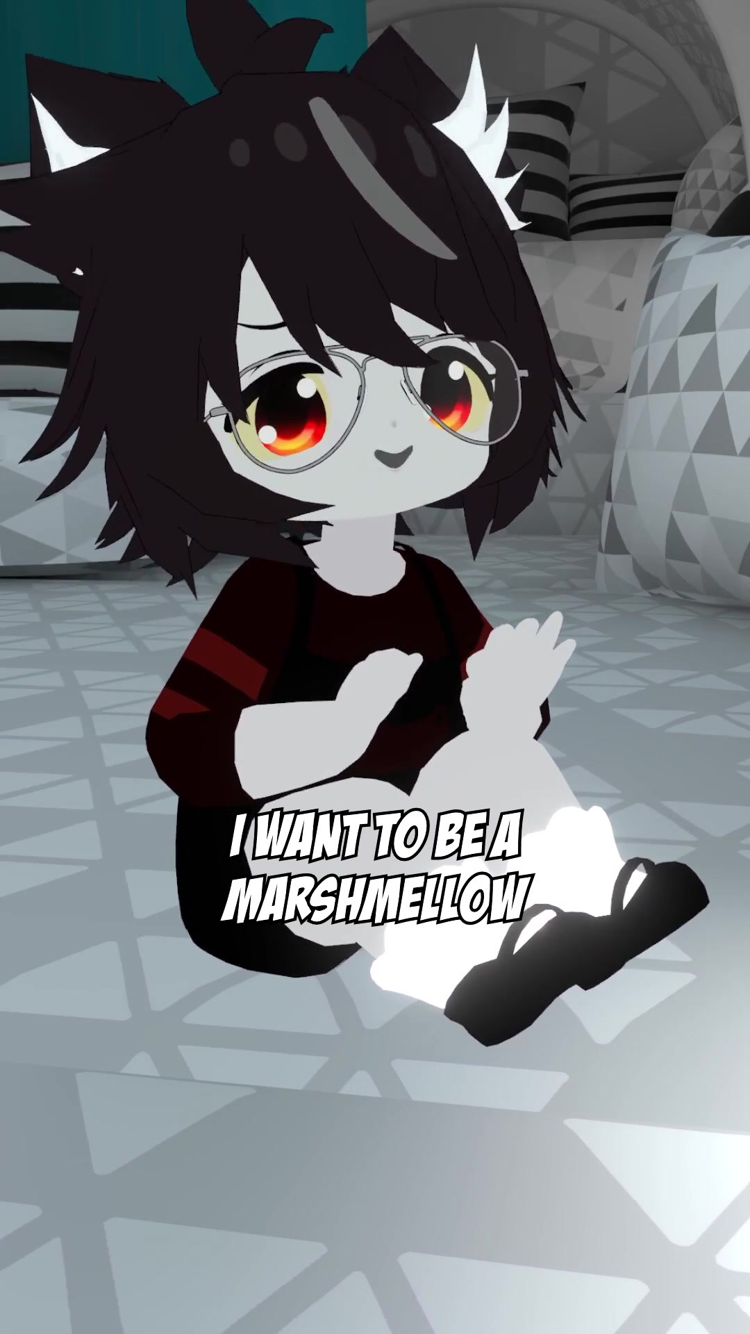 I want to be a marshmallow! #goodvibes #goodvibesonly #goodvibes💕 #cute #cuteness #cutenessoverloaded #cutenessoverload #vrchat #vr #vtuber #tfmjonny #fypシ #summer #summervibes 