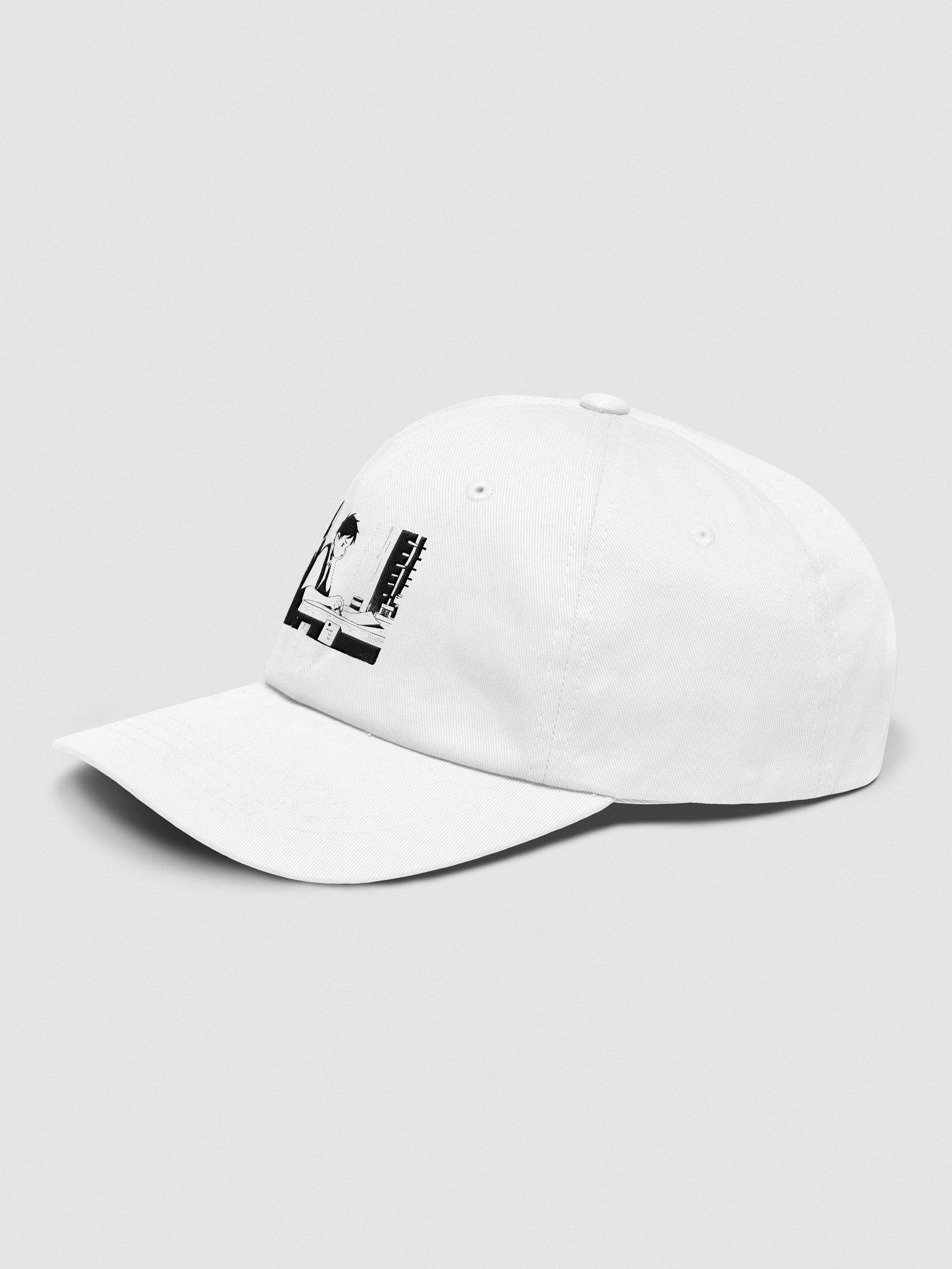 Vintage Schoolboy Studying: Classic Black & White Art Dad Cap product image (11)
