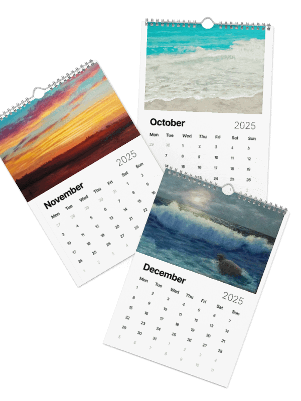 Ocean Inspired Art Calendar 2025 - Dive Into A Year Of Coastal Beauty product image (6)