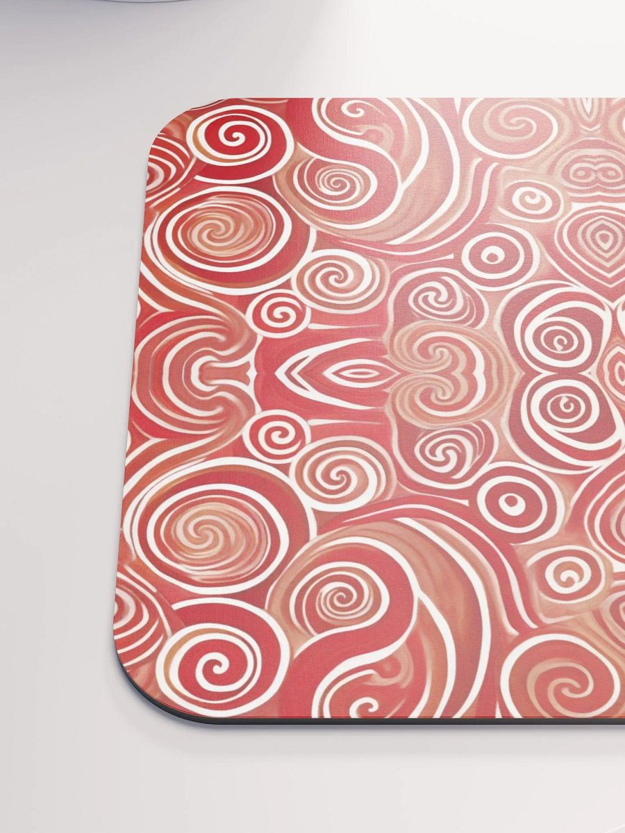 Funky Cherry Liquid Swirls Tie-Dye Classic Mouse Pad product image (7)