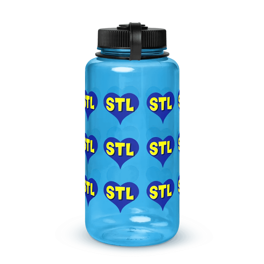STL Heart Wide Mouth Water Bottle product image (4)