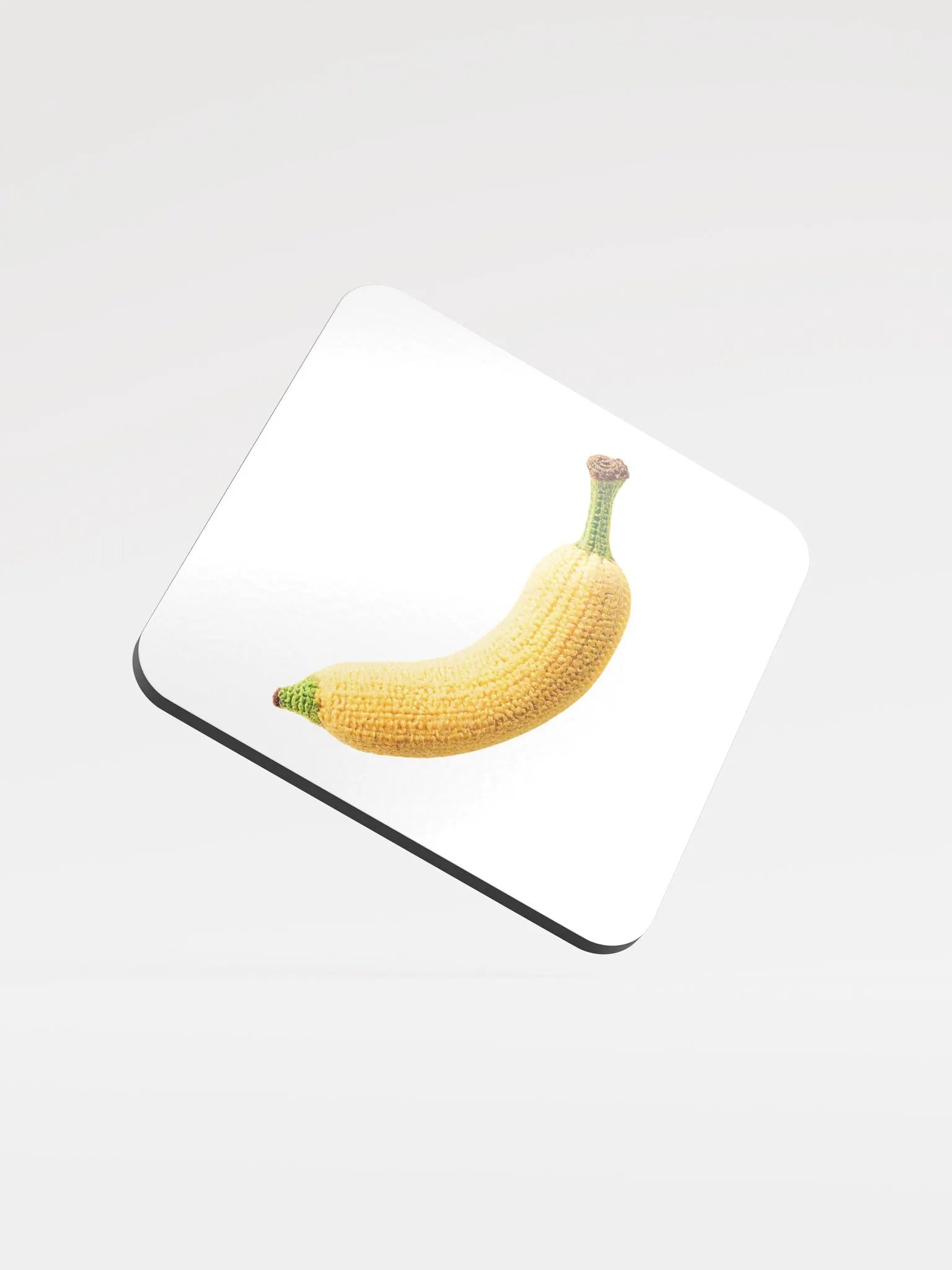 CozyAvocado Glossed Cork Coaster Banana #1 product image (1)