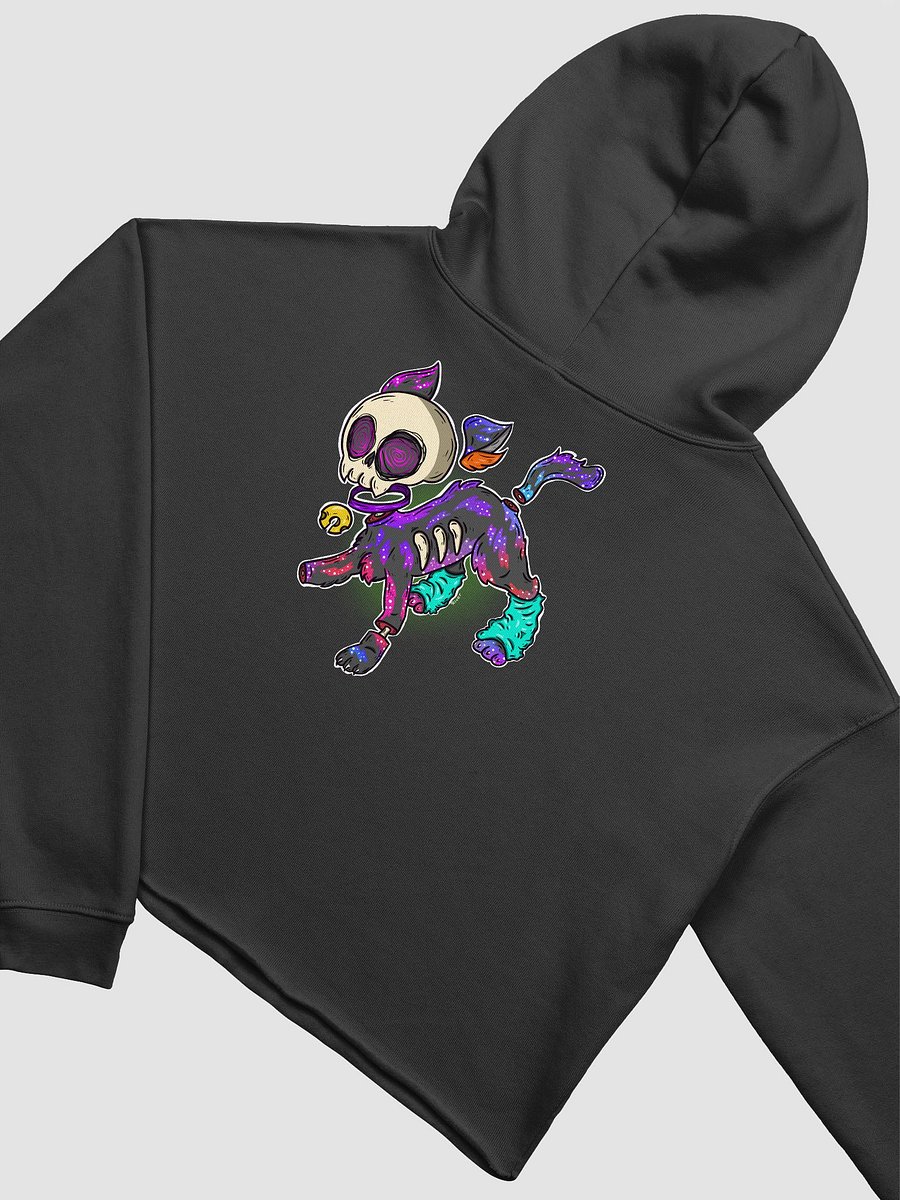 Skull Cat Cropped Hoodie product image (4)