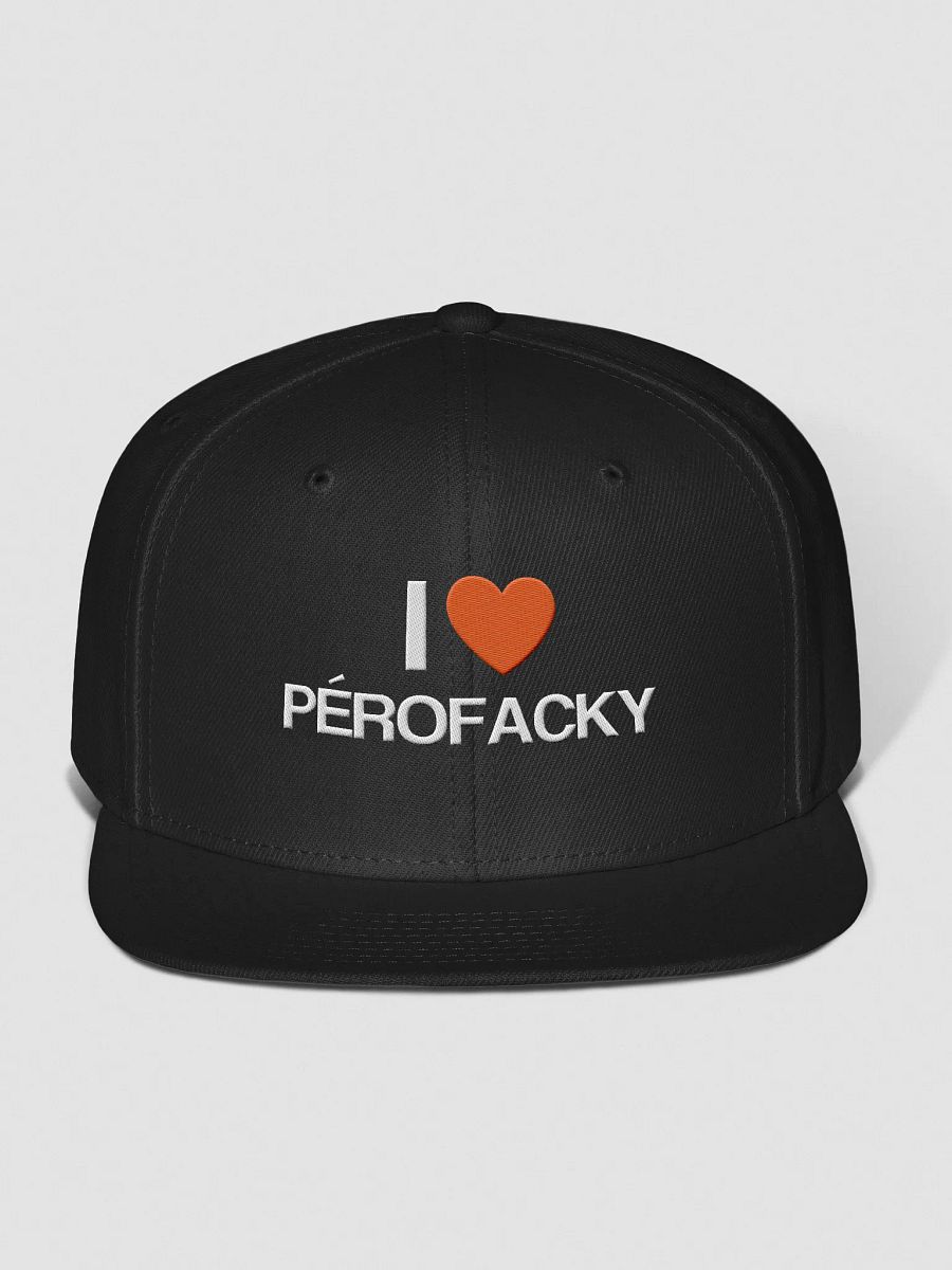 I ♥️ Perofacky snapback black product image (1)
