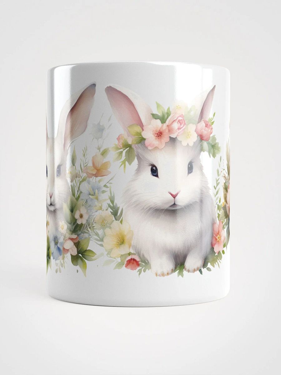 Floral Wonderland White Glossy Mug product image (3)