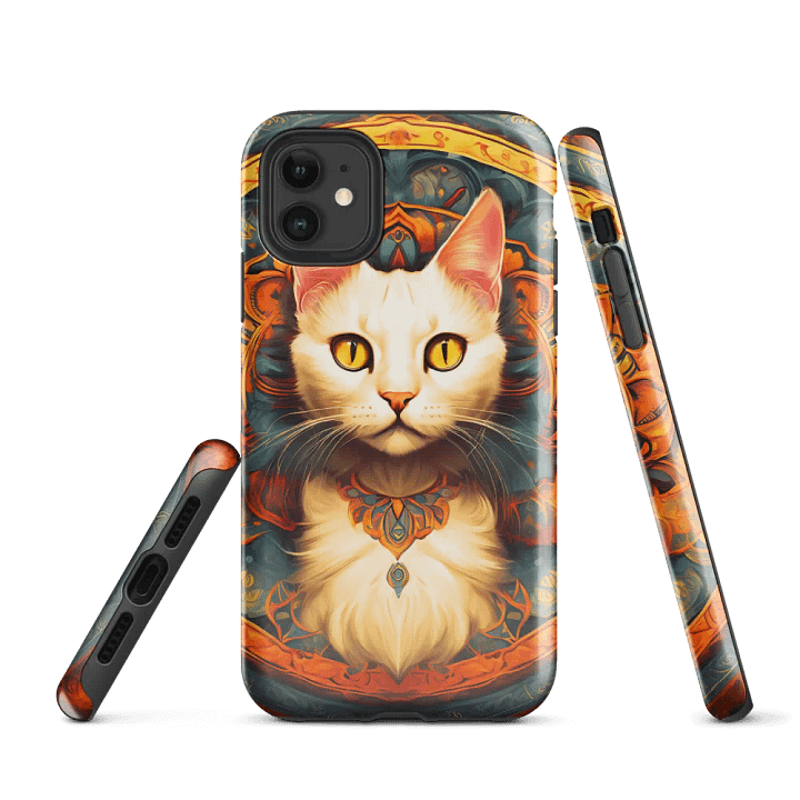 Golden-Eyed Guardian Tough iPhone® Case product image (1)