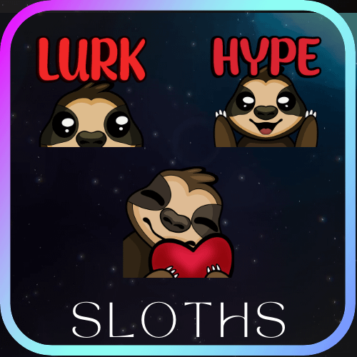 Sloth Emotes product image (1)