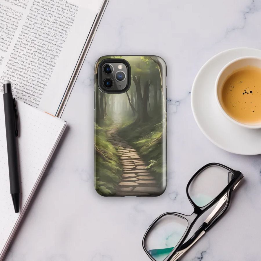Woodland Stepping Stone Path iPhone Case product image (31)
