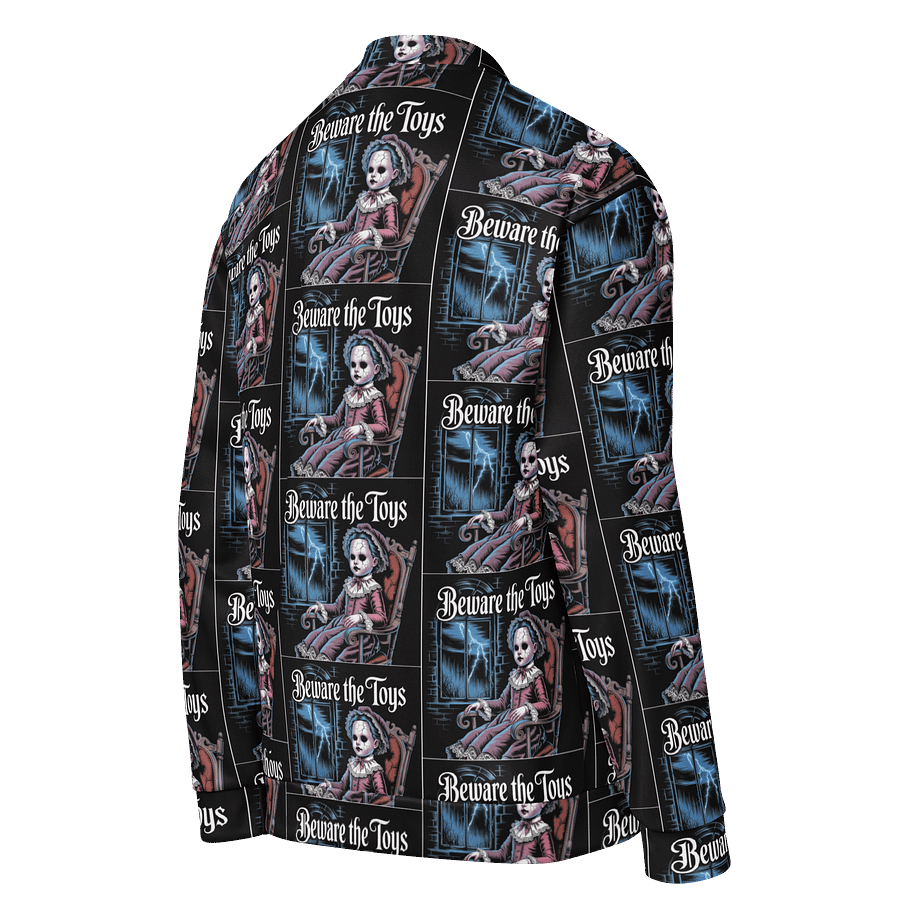Midnight Veil Designs 'Beware the Toys' Gothic Bomber Jacket product image (4)