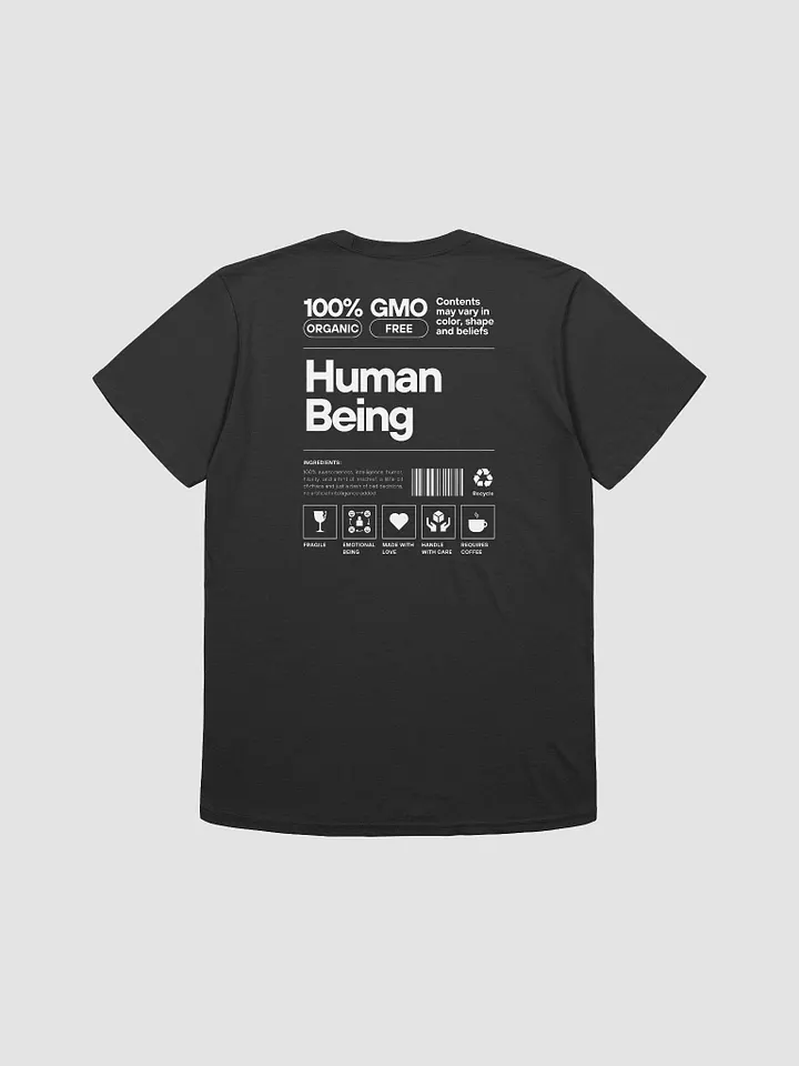 Human Being Tee – 100% Awesomeness & Mischief | Fun Graphic T-Shirt for the Perfectly Imperfect product image (2)