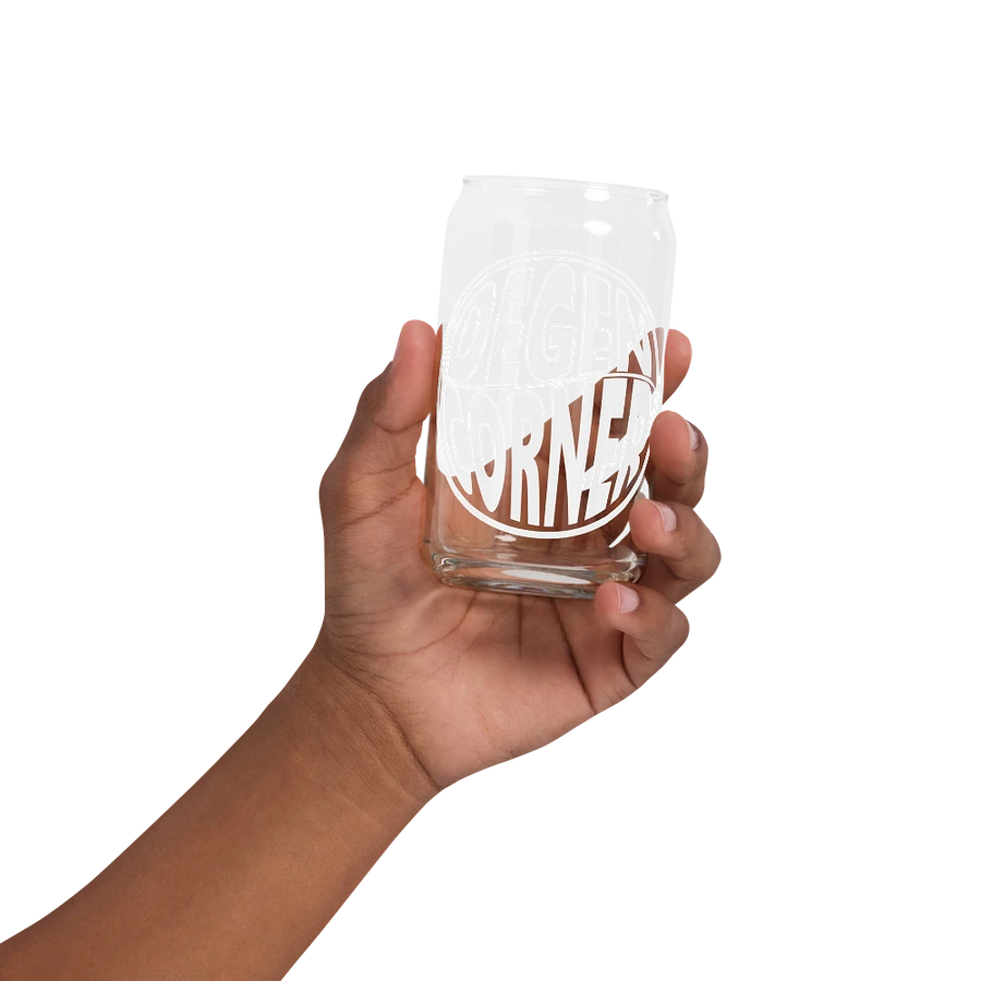 Degen Corner - Soda Glass (light logo) product image (4)