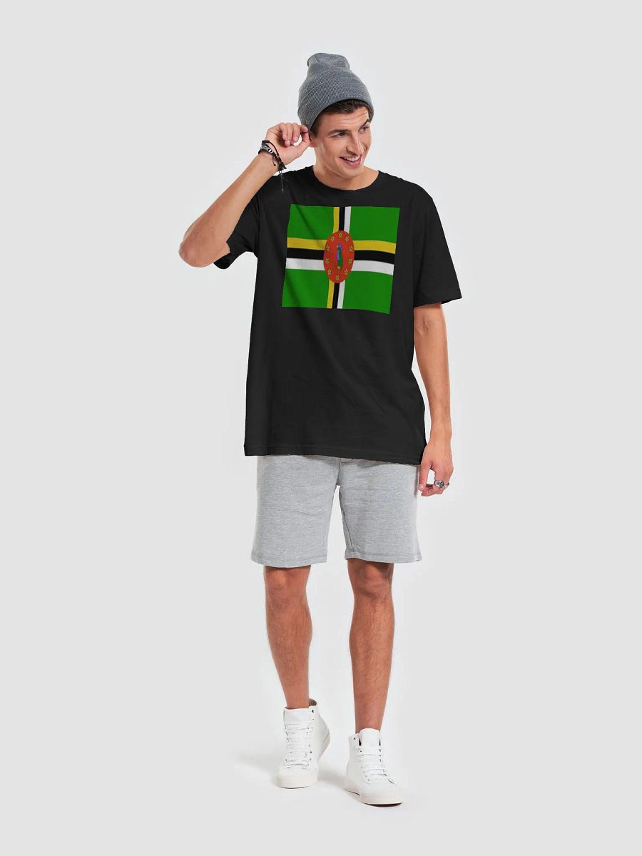 Exclusive Unisex Dominica Flag Graphic Tee by Graphic Grove - Supersoft Cotton product image (2)