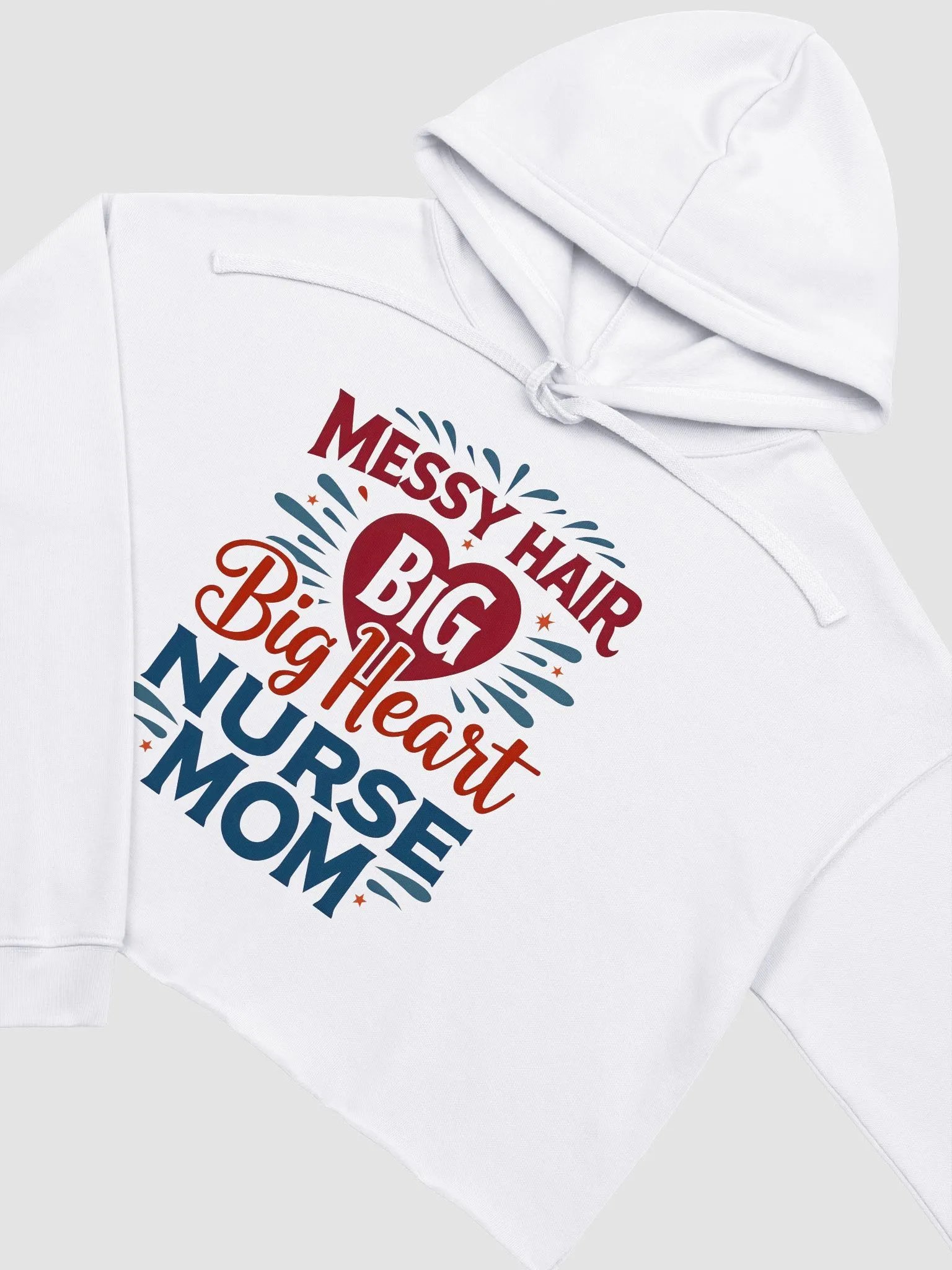 Nurse Mom Tribute Crop Hoodie product image (20)