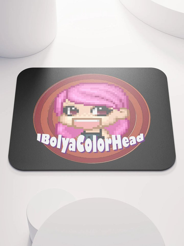 IbolyaColorHead Logo Mouse Pad product image (1)