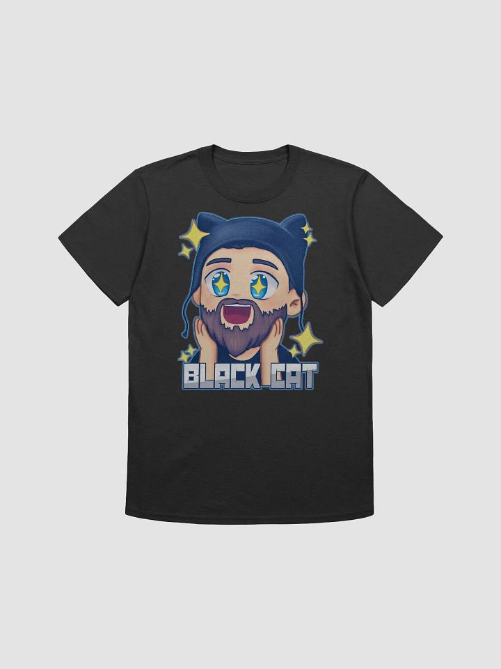 Starry-Eyed Black Cat Lover T-Shirt product image (1)