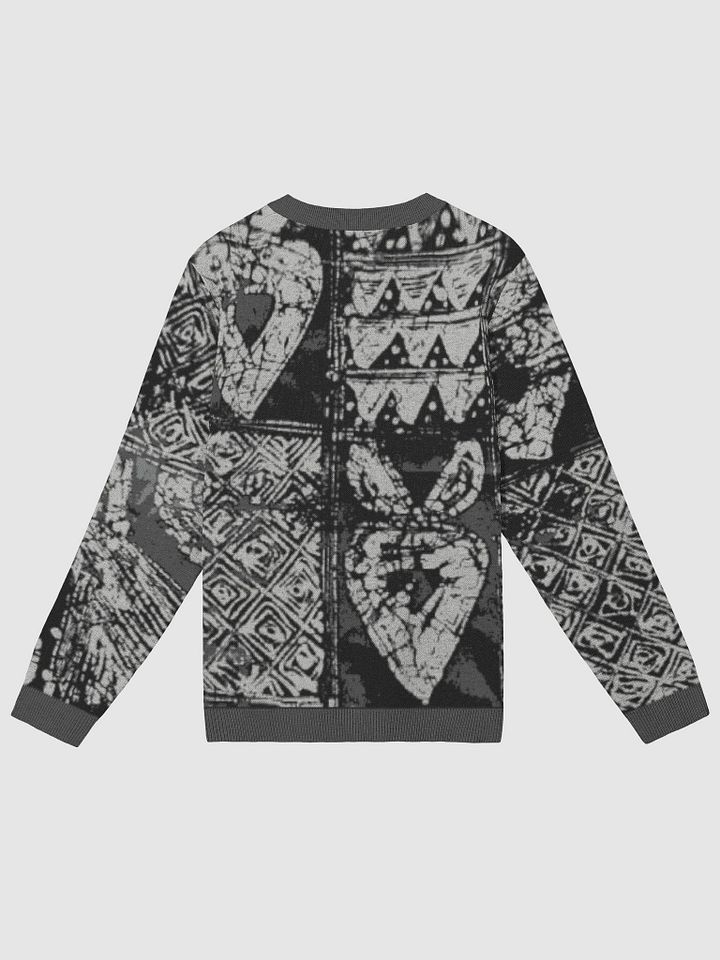 Unity Print Knit Sweatshirt by Yelé with Charcoal Trims - Art-Inspired Symbolic Apparel product image (9)