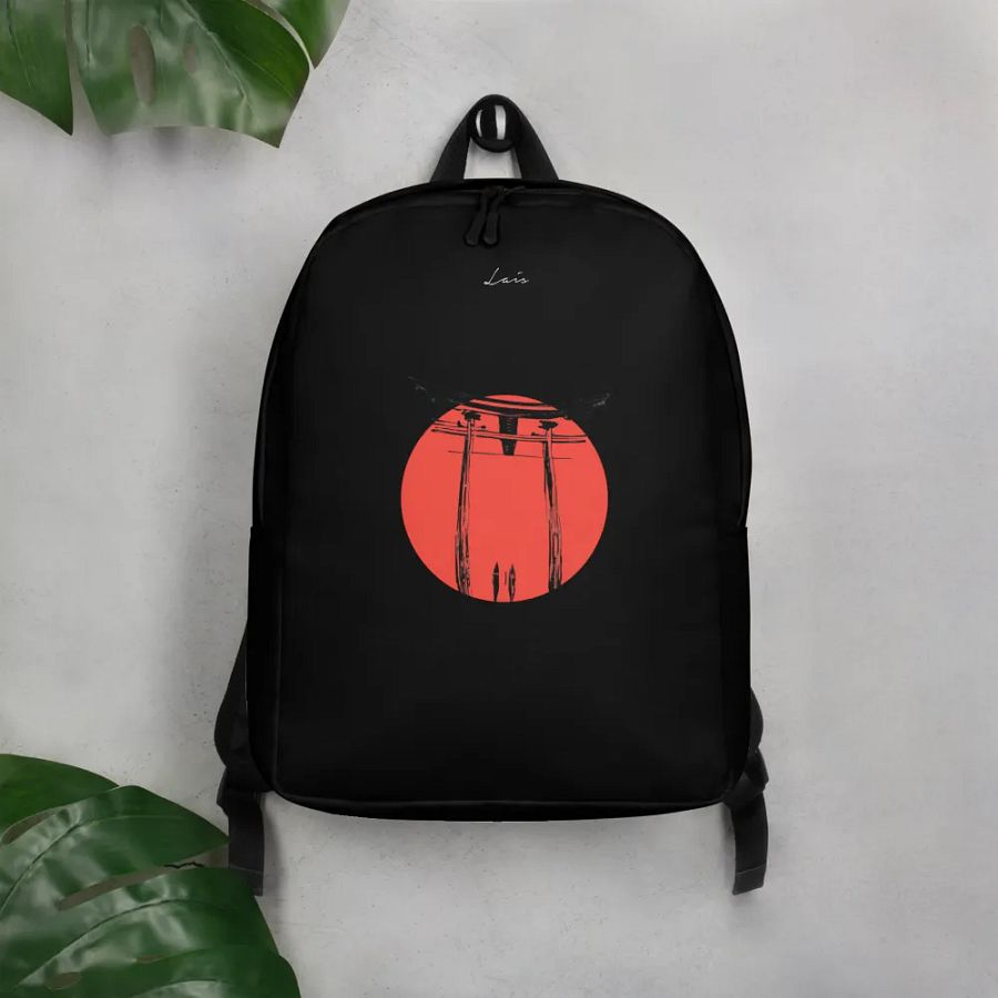 Backpack - Japan Torii Gate Couple Sunset Black product image (3)