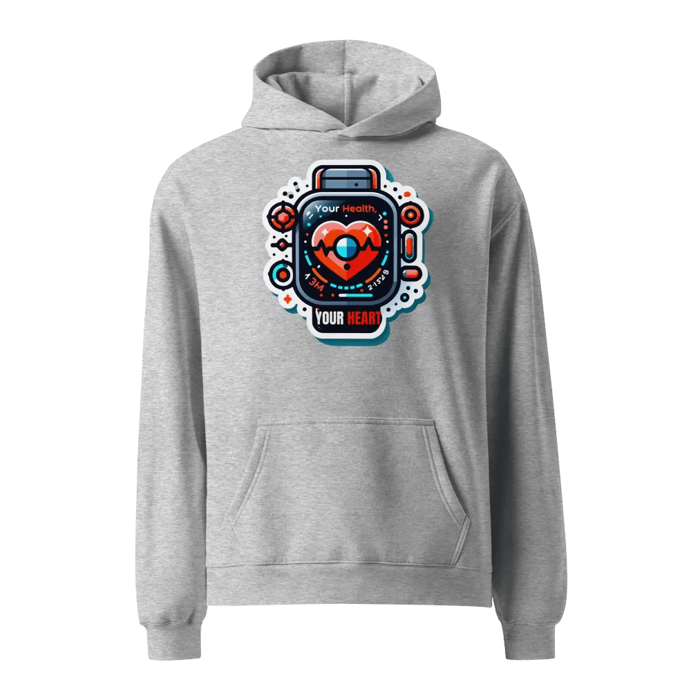 Heartbeat Tracker Unisex Hoodie product image (3)