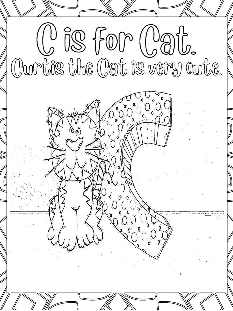 Fun Learning ABCs with Animal Names: Coloring Book for Toddlers-Easy Alphabet Letters and Animal Facts product image (4)