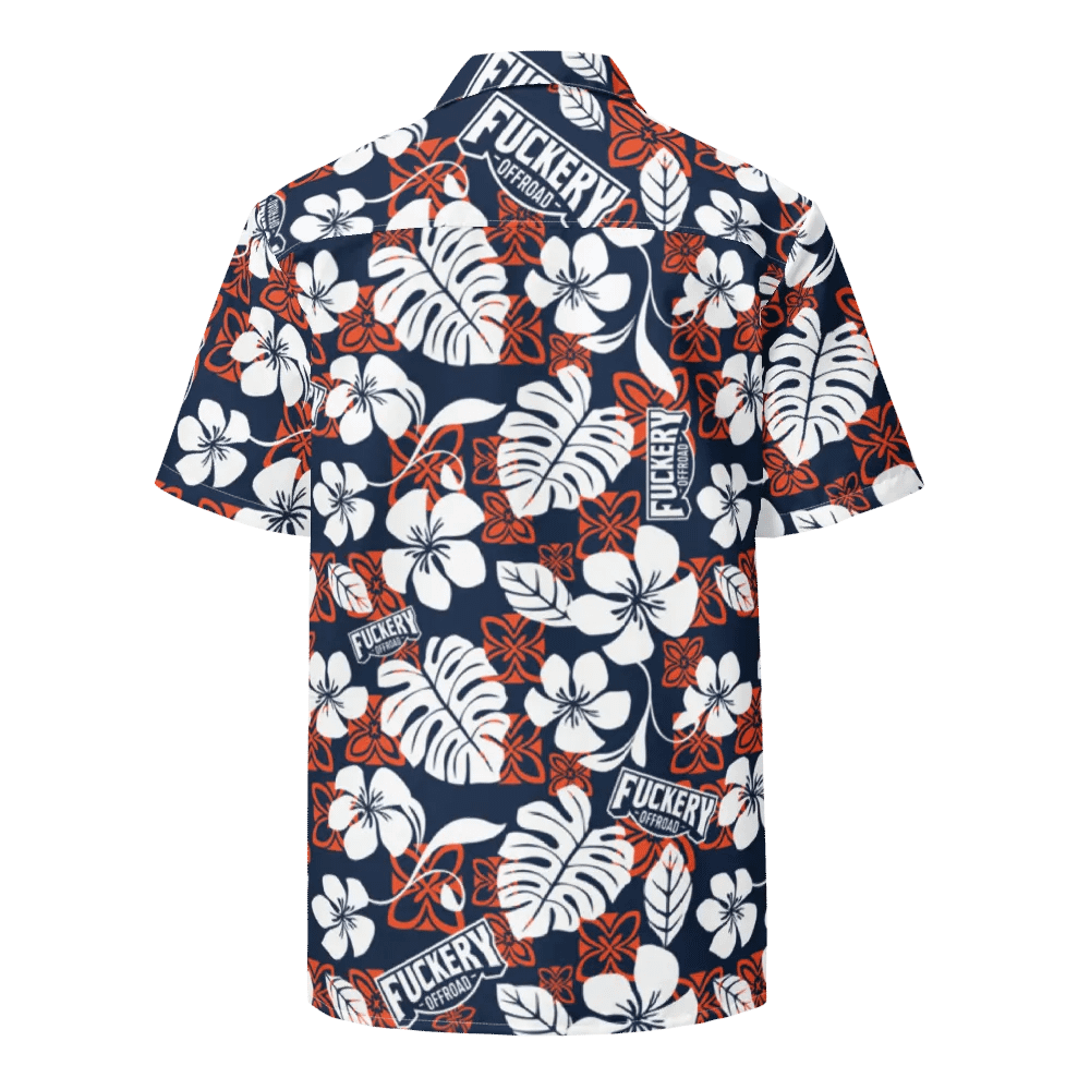 Fuckery Offroad Hawaiian Shirt - Blue/Orange product image (3)