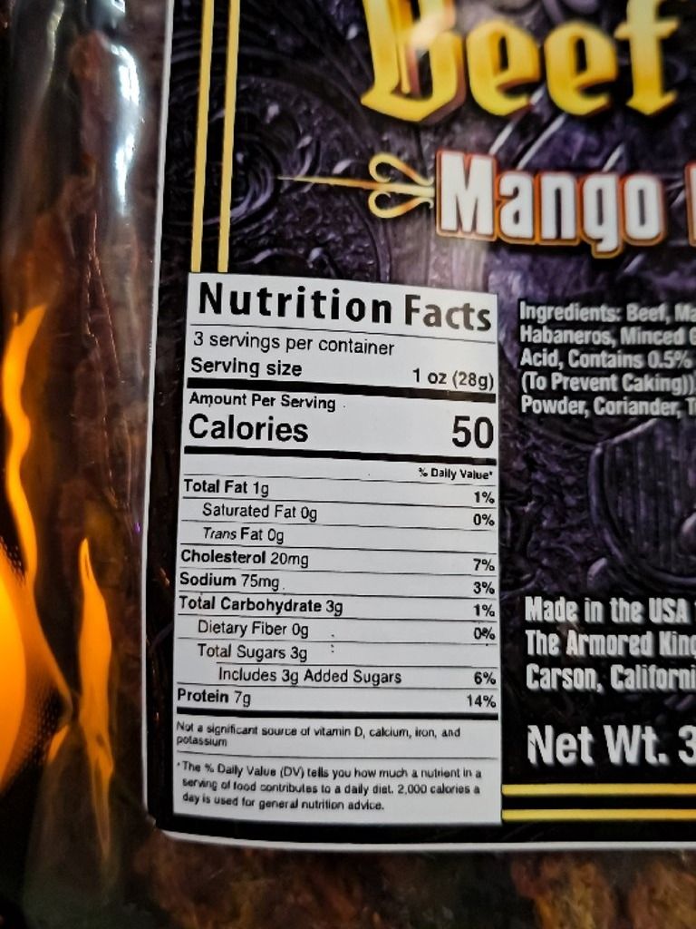 The Armored Kingdom Mango Habanero Jerky product image (4)