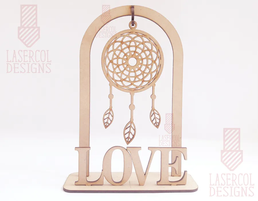 Dreamcatcher on stand - Laser Cut Files product image (3)