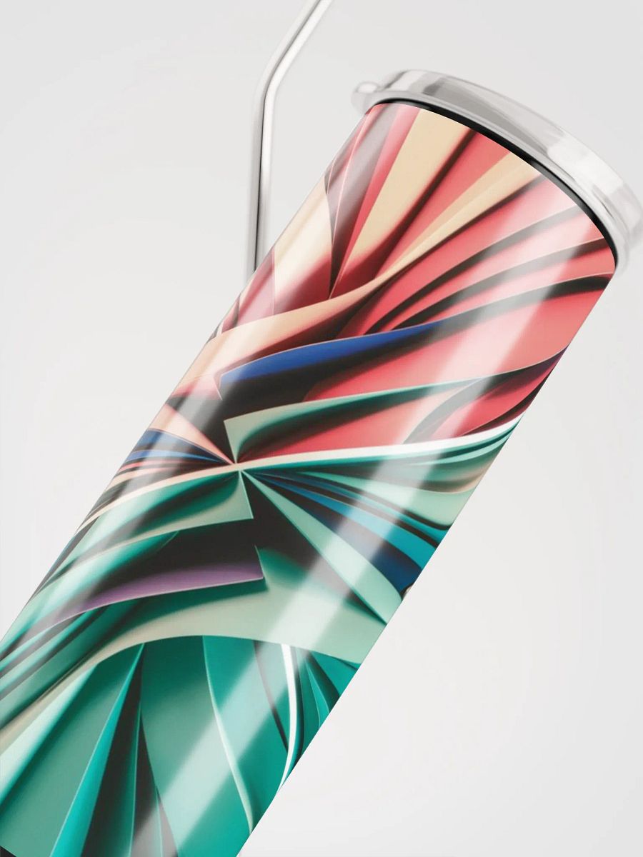 Graphic Grove 10oz Vacuum-Insulated Stainless Steel Tumbler with Vibrant Abstract Design product image (5)