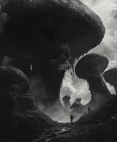 Mycelium Abyss Journey Through the Spooky Mushroom Realm product image (1)