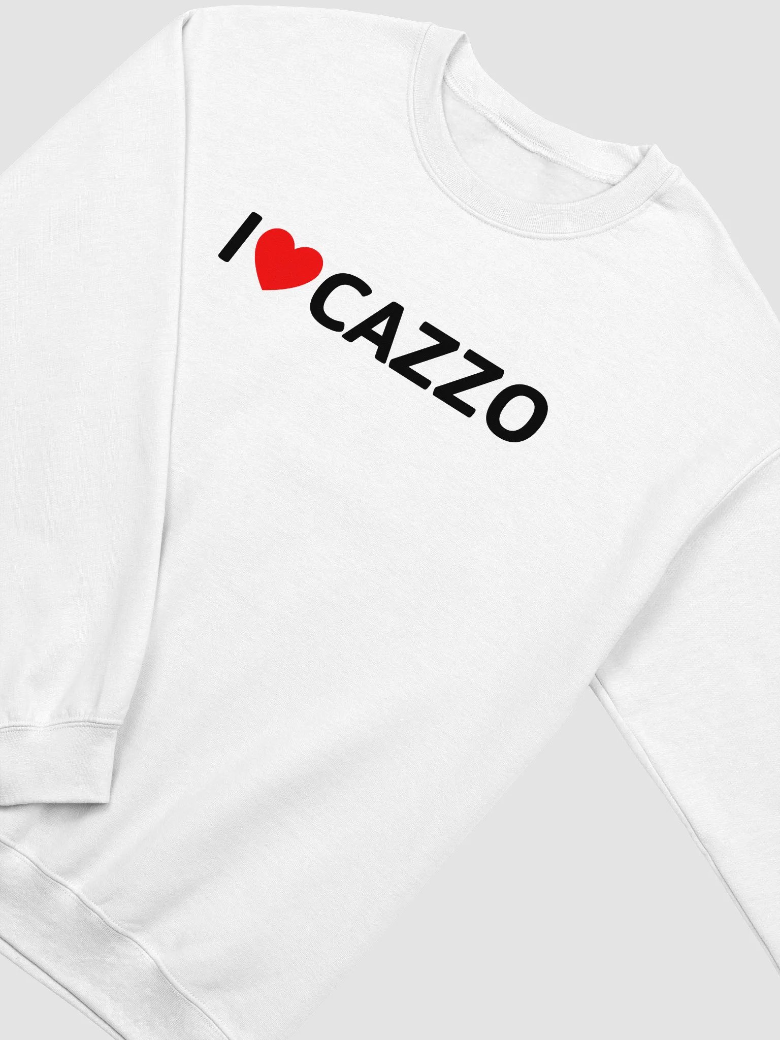 I ♥️ cazzo crewneck light product image (5)