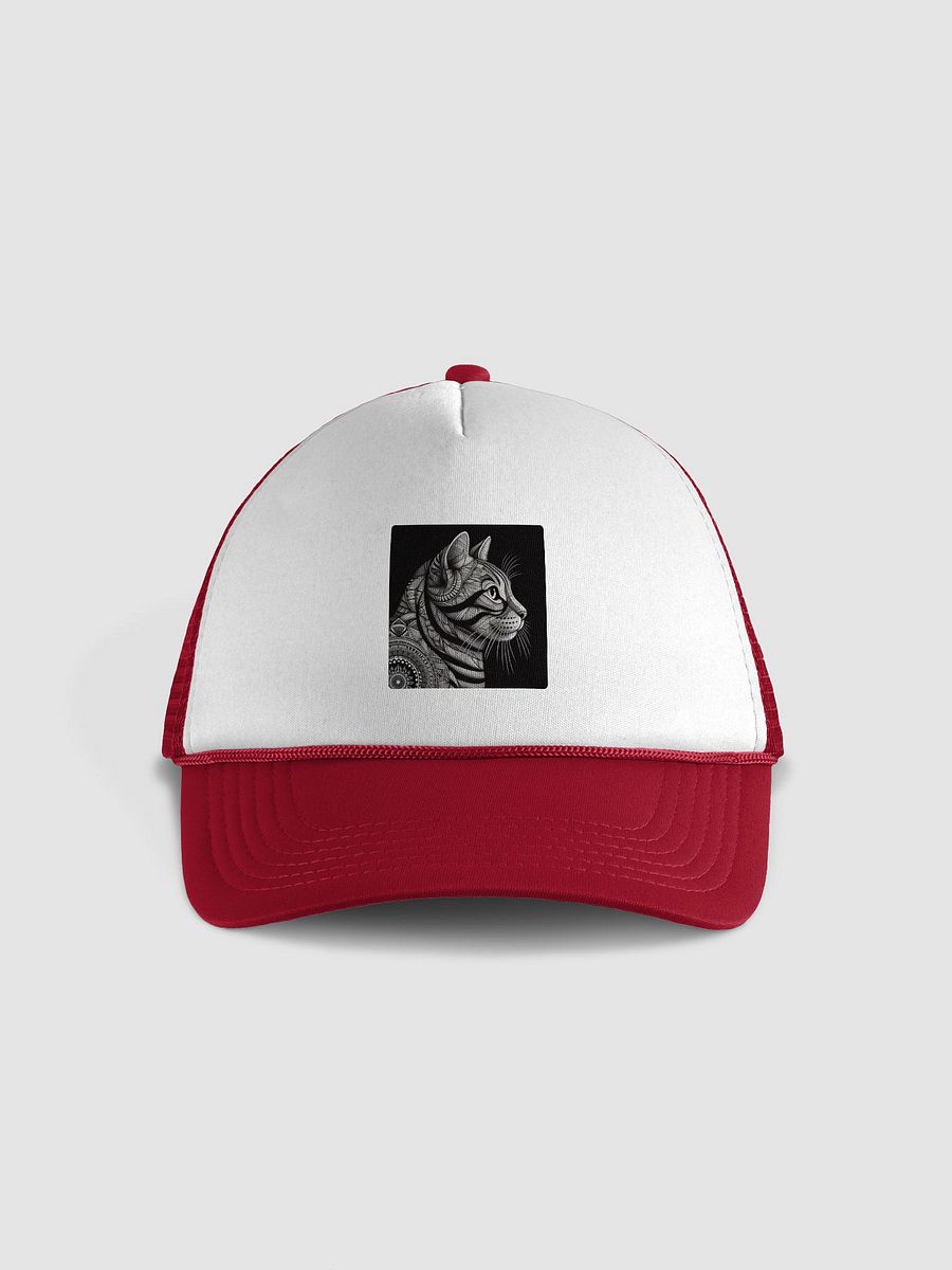 Whiskered Wanderer Foam Trucker Hat product image (2)
