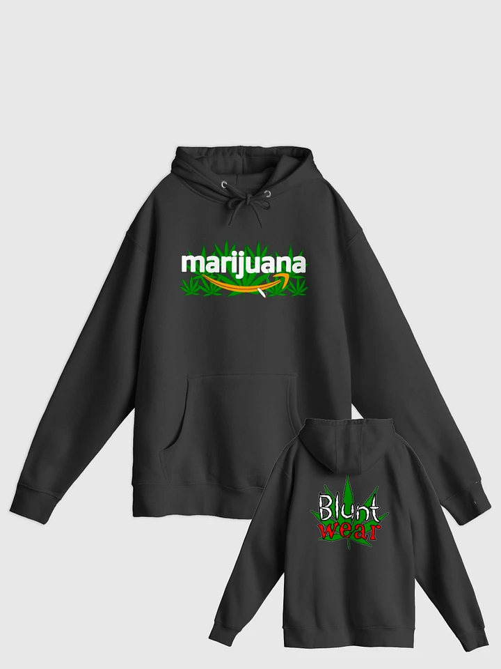 Marijuana Shipping Black Hoodie w Back product image (1)