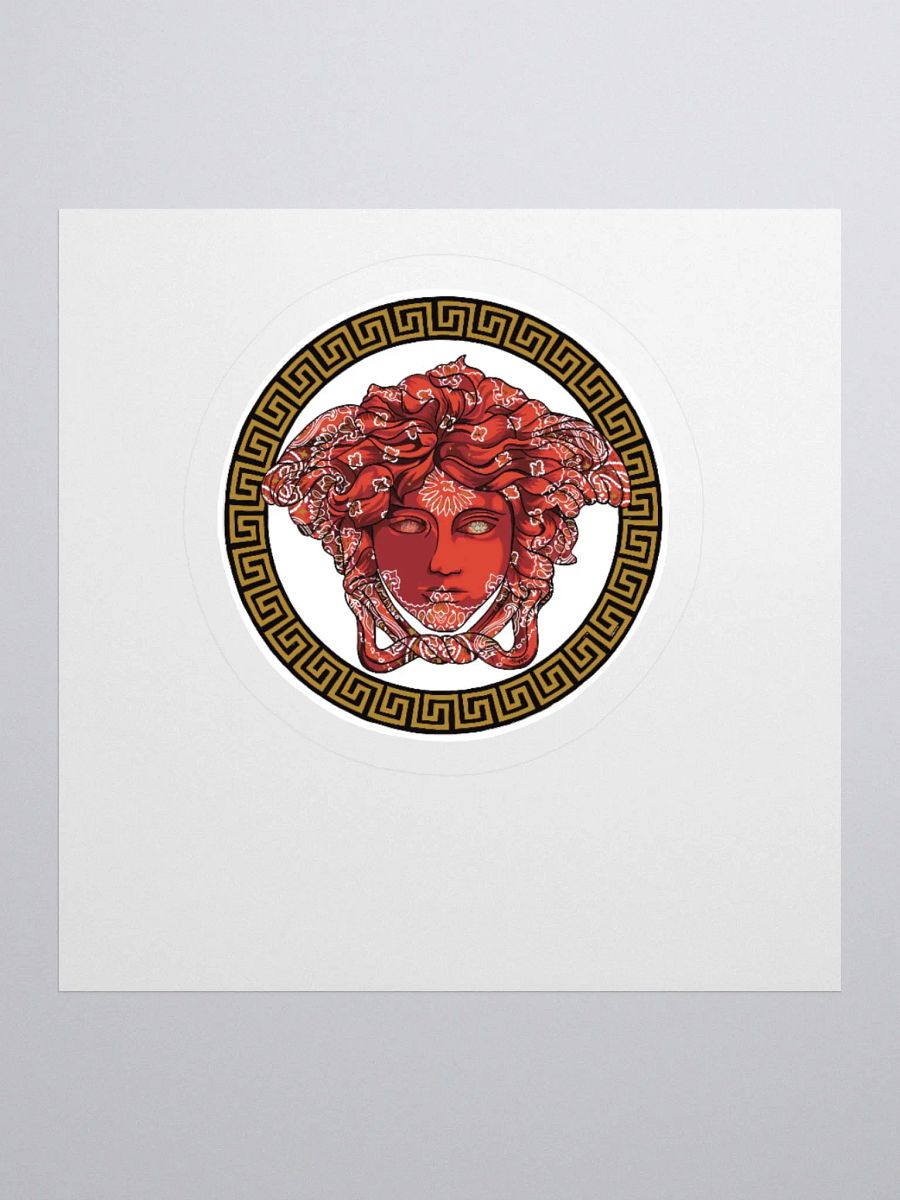 Red Versace Medusa Sticker product image (1)