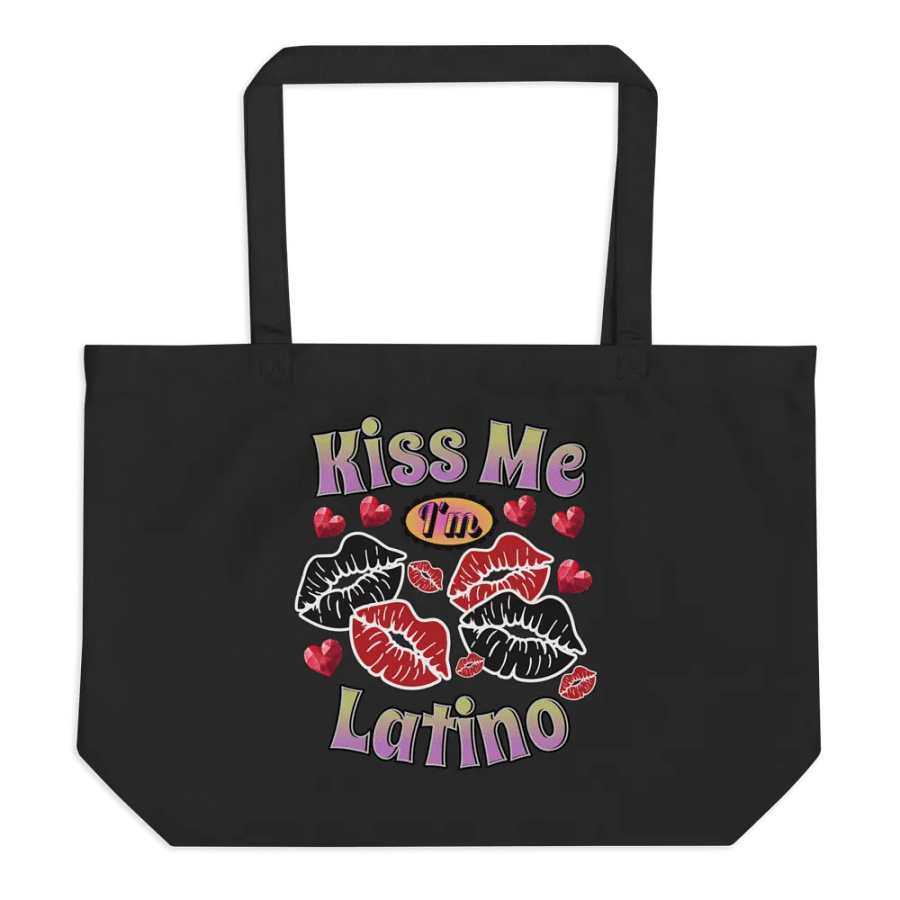 Kiss Me Im Latino Organic Cotton Tote product image (1)