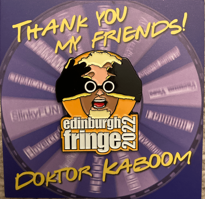 The ORIGINAL Dr. K fundraising Pin! (Collector's Item) product image (1)