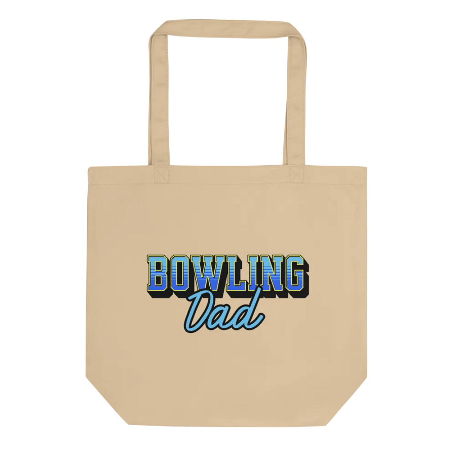 Bold Bowling Dad Eco Tote product image (1)