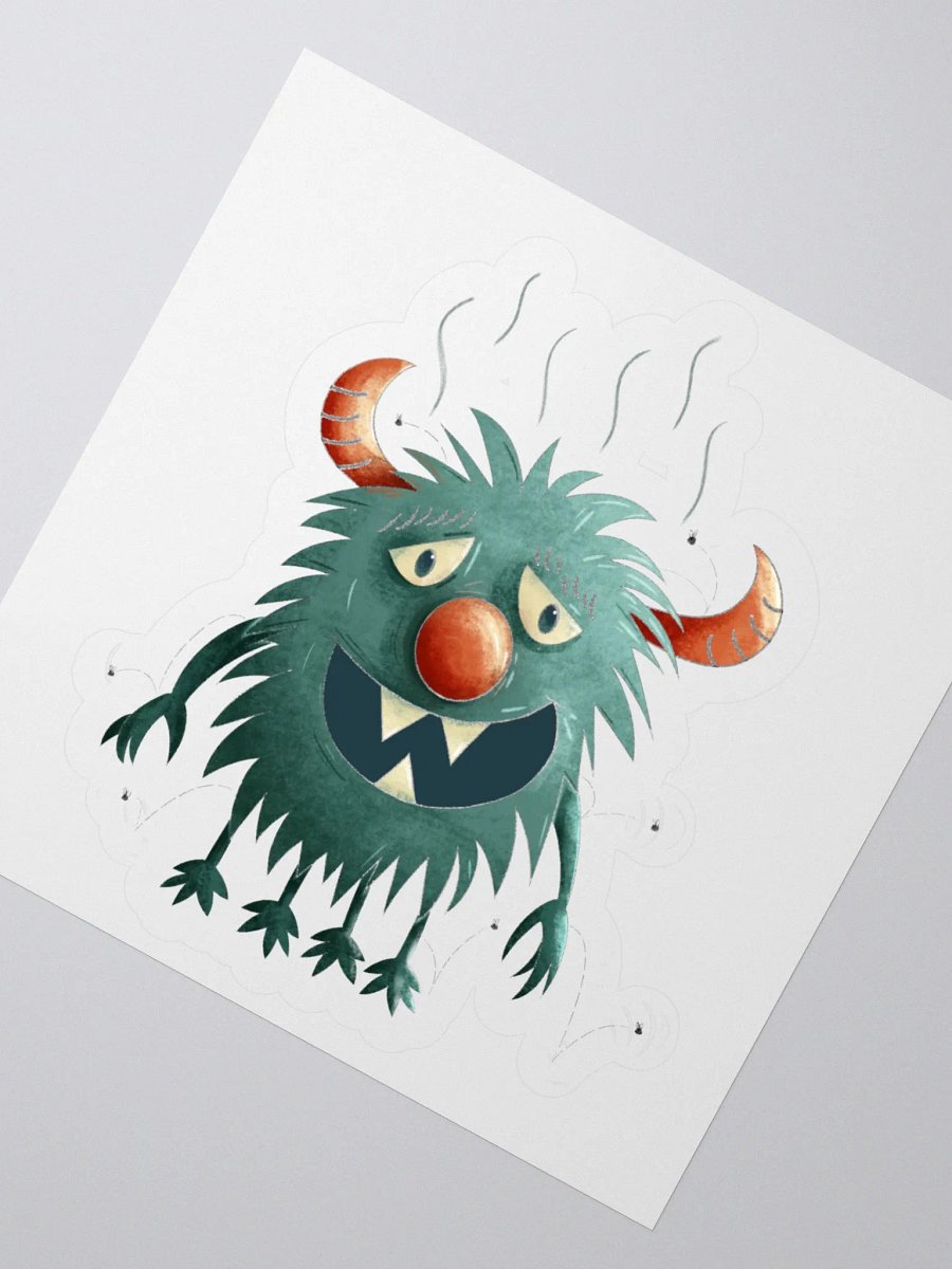 Little Monster Whiffy Kiss Cut Stickers product image (4)