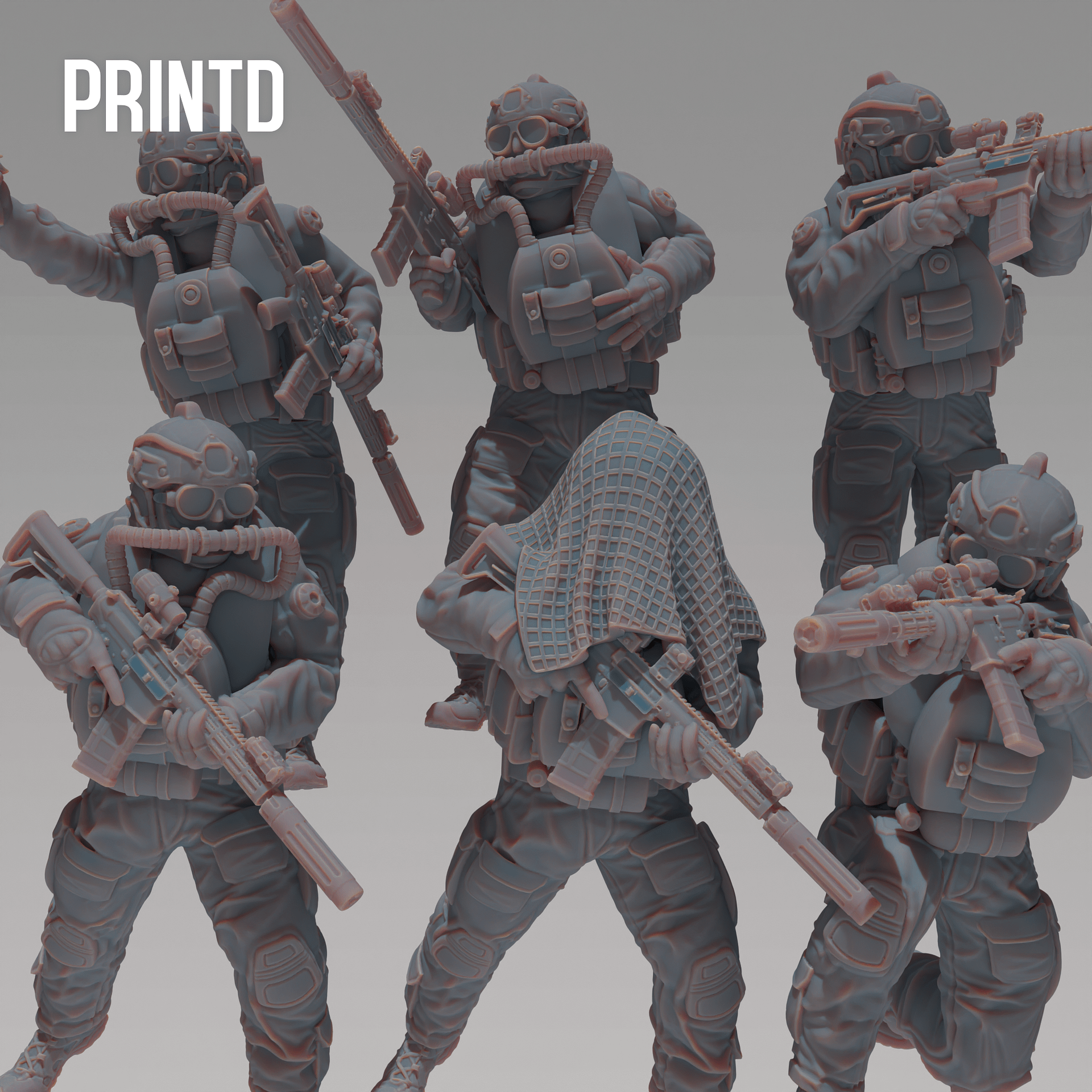 United Navy Seals - Modern Warfare Wargame Hobby Resin Scale Models product image (1)