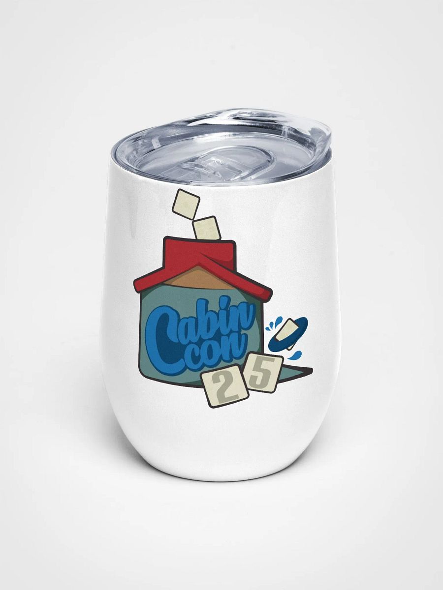 Cabin Con 2025 alt logo Wine Tumbler product image (5)