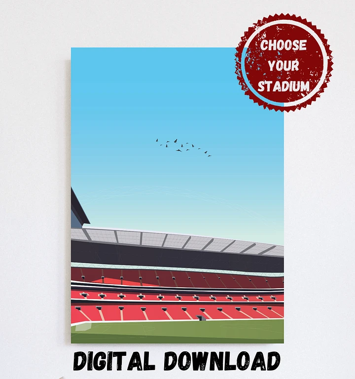 Wembley Stadium Design Digital Download product image (1)